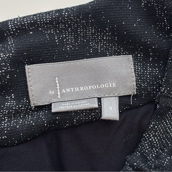 Anthropologie Carly Shimmer Tank Top Small Black Silver NEW NWT - Picture 9 of 12